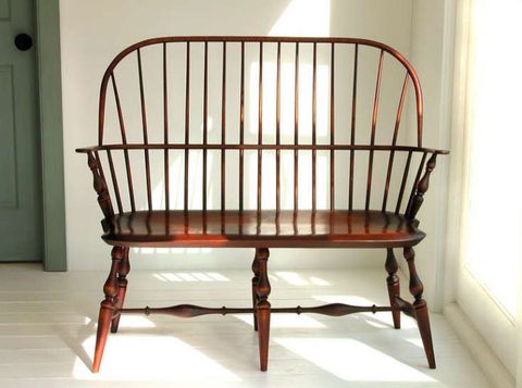 10 Easy Pieces: Best Wooden Spindle Benches - Remodelista intended for The Enduring Appeal of Petite Hickory Spindle Benches